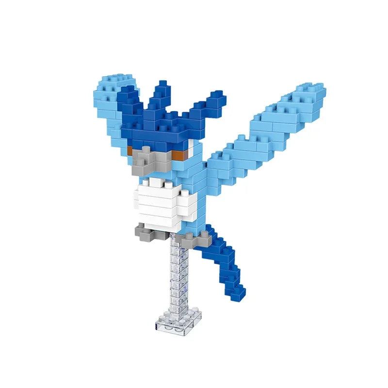 Pokemon Small Simple Building Blocks Pikachu  anime figure  Action Toys Graphics Diamond Mini Model Pocket Monster Collect Gift