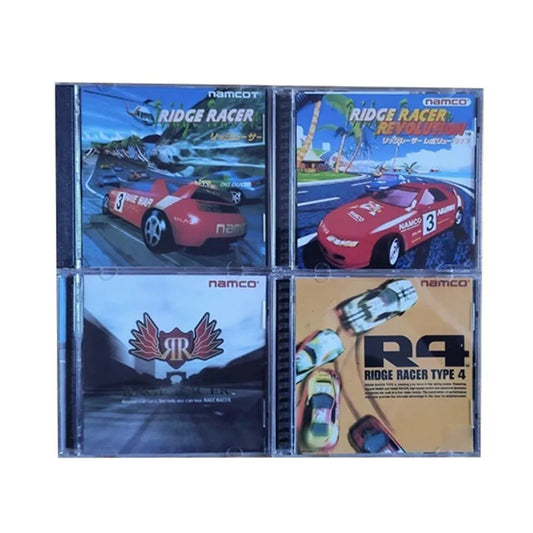 PS1 Copy Game Disc Ridge Racer Series Unlock Console Station1 Retro Optical Driver Video Racing Game Parts