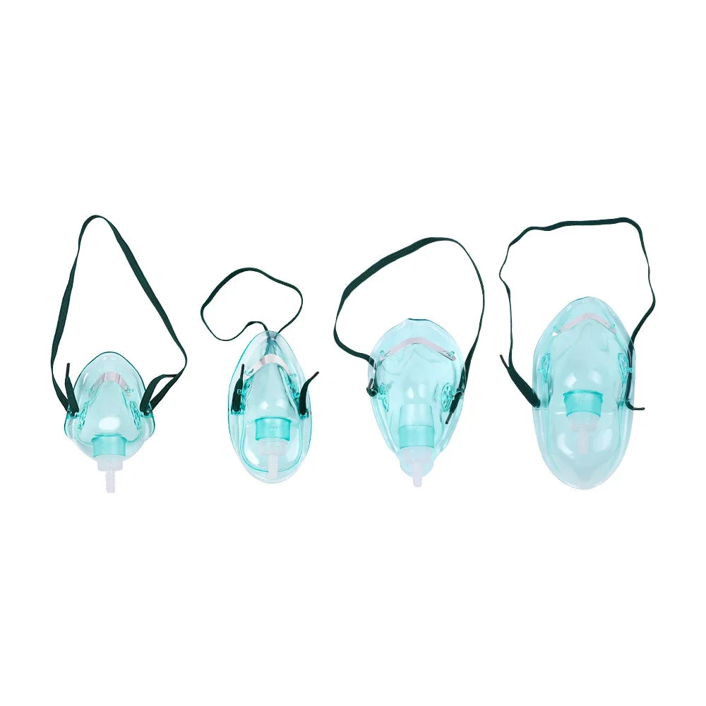 Low Price S M L Xl Ce Iso Certified Disposable Medical Surgical Pvc Oxygen Face Mask With Tubing