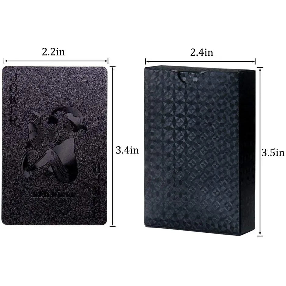 Color and Black Playing Card Group, Waterproof Poker Suit, Magic Dmagic Package, Board Game Gift Collection