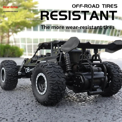 exquisite rc cars gift set:20+km/h high-speed 1:16 alloy remote control car,4WD bigfoot climbing off-road rc drift car,kids toys
