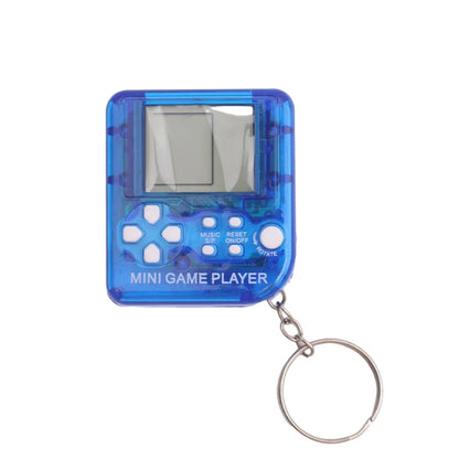 Mini Pocket Classic Game Machine Tiny Game Console Keychain Children Handheld Retro Game Players with Keyring Video Games