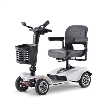 four wheels old age scooter foldable lightweight  electric  wheelchair handicap patients mobility elderly scooter