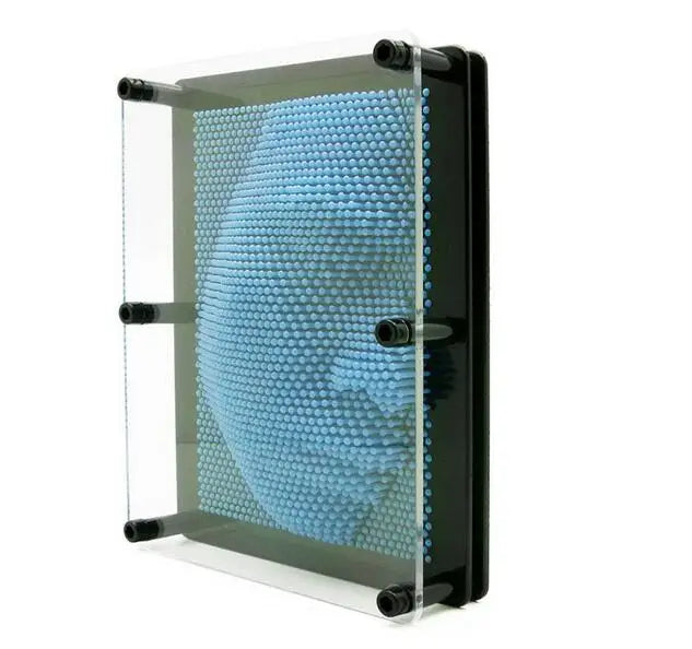 3D Clone Shape Pin Art Shoumo Colorful Needle Child Get Face Palm Model three-dimensional Clone Pinart Plastic Toy Funny Game