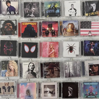 1pcs Custom mini CD case NFC Play songs DIY Artist Singer Music CD Smart Keychain Backpack decorative hangings