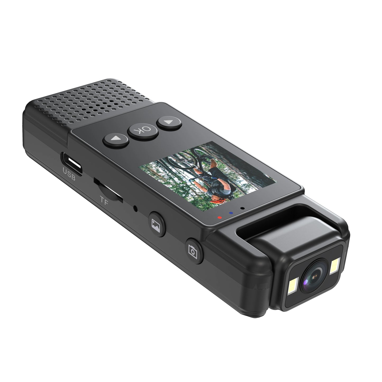 2MP HD Mini Camera 1.3" HD Screen Portable Pocket Body Small Digital Video Recorder Sports Camcorder