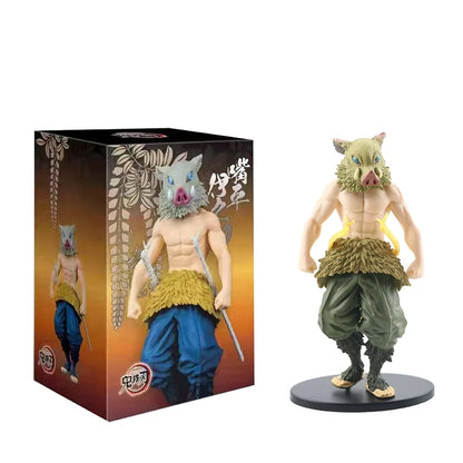 Demon Slayer Action Figure Anime Same Style Doll Toy Kamado Tanjiro Nezuko Zenitsu Collection Model PVC Material Birthday Gifts