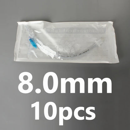 10pcs Endotracheal Tube with Cuff ID 2.0-10mm Sterilized Tracheal Tube for Veterinary Medical Consumables