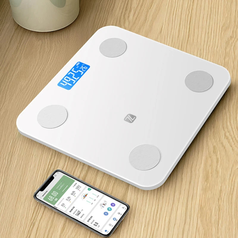 Body Fat Scale Household Electronic Scale Health Monitoring Device Accurate Body Scale With Bluetooth Connectivity