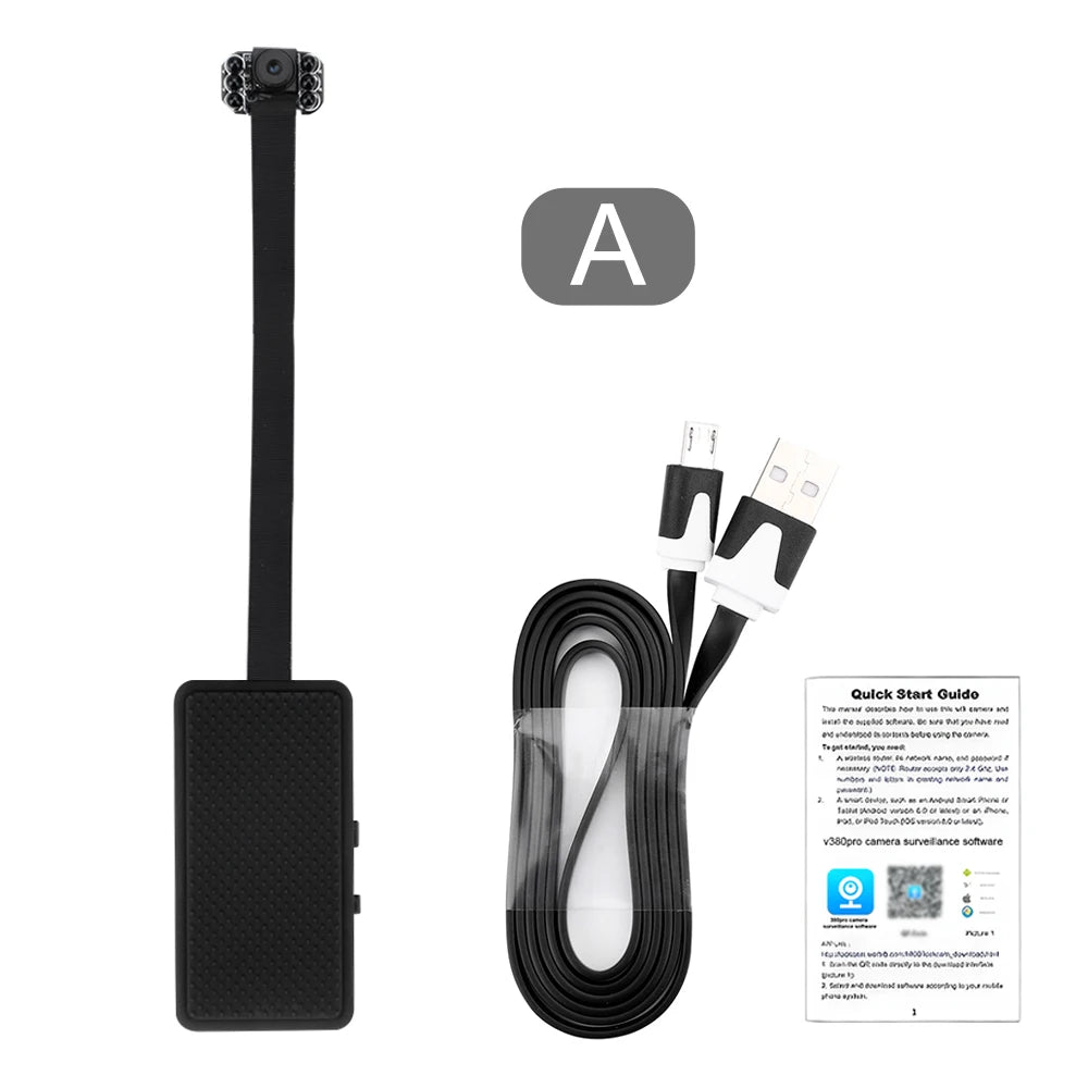 Mini Camera HD 1080P Infrared Night Vision WiFi Camera DIY Portable Wireless Module Remote View P2P Camcorder Video Recorder