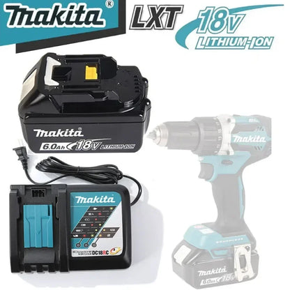 6000mAh for Makita 18V Battery Rechargeable Power Tools Battery 18V makita with LED Li-ion Replacement LXT BL1830 BL1860 BL1850