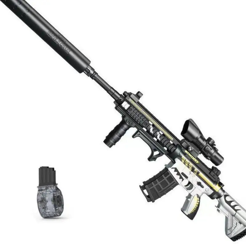 M416 Gel Gun Electric Soft Bullet Toy Gun Toy Air Rifle Gun Paintball Water Ball Gun Adults Boy Children Cs Shooting Fake Gun K6