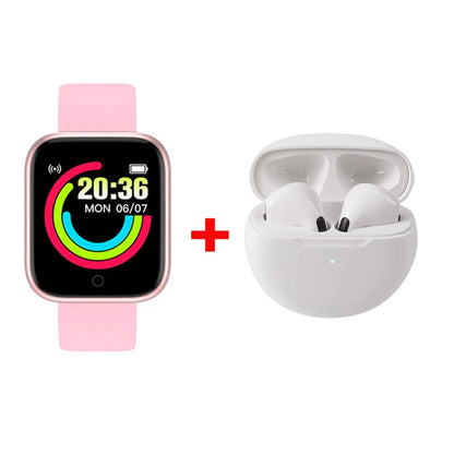 D20 Smart Watch Sport Fitness Tracker Pedometer Smartwatch for Men Women Digital Wristwatch Y68 Pro6 Gift