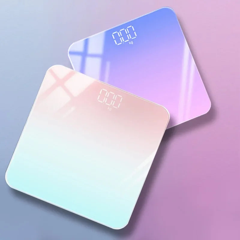 Rechargeable Body Fat Scale Accurate Health Scale For Adults Gradient Design Body Weight Scale Printable Electronic Scale