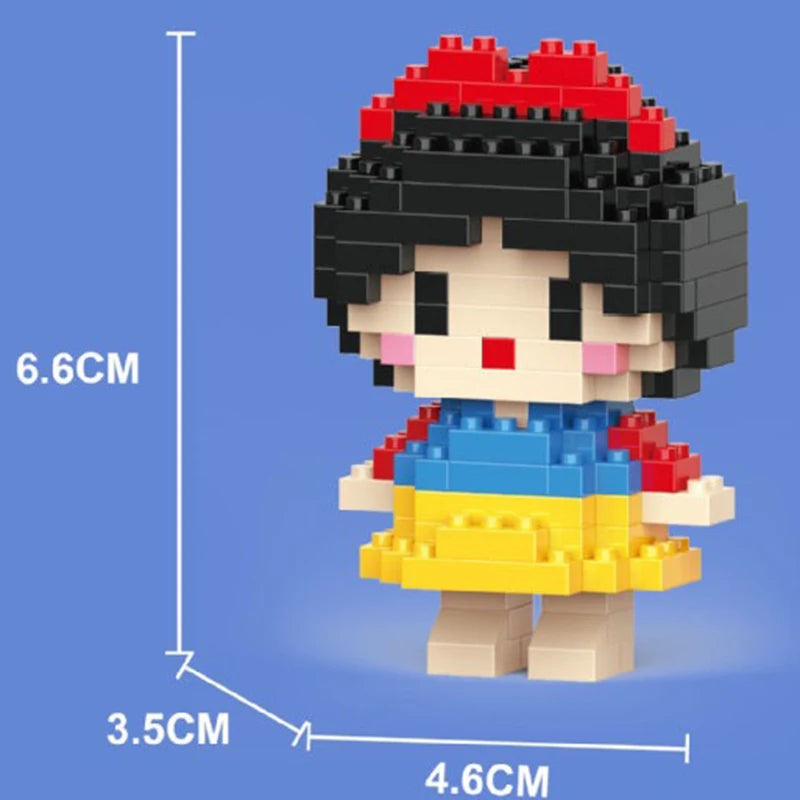 Cartoon Micro Building Blocks Package Toys Diamond Particles Mini 3D Puzzle Figures Mario Model Decoration Game Toys Gifts