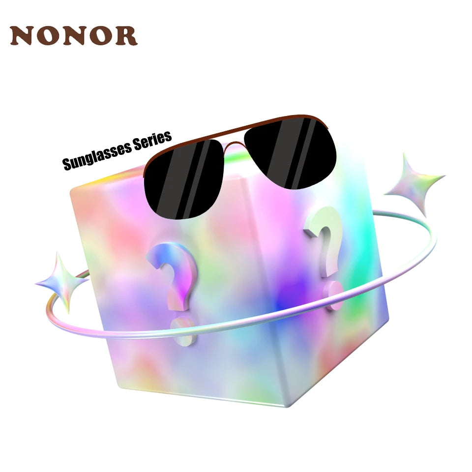 NONOR 1PC Sunglasses Mysterious Box for Men and Women Outdoor UV400 Sun Glasses for Cycling Driving Fishing