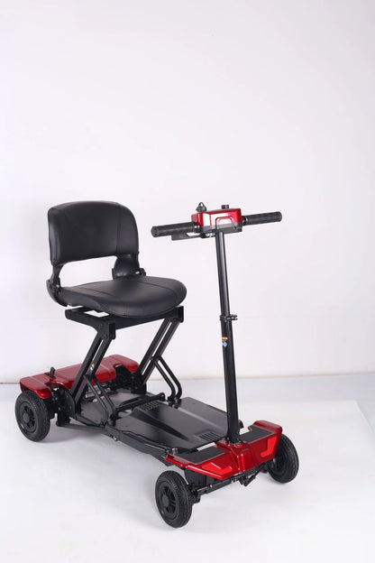 four wheels old age scooter foldable lightweight  electric  wheelchair handicap patients mobility elderly scooter