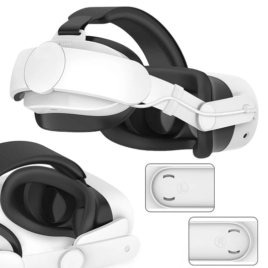 Adjustable Head Strap 6000mAh Battery Replacement Head Strap Extend VR Playtime Head Strap Battery Head Band for Meta Quest 3S/3