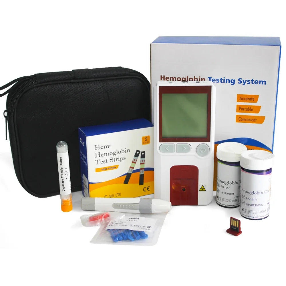 Hemoglobin Test Meter Anemia For Detection Hb And Hct Hemoglobin Analyzer Monitor ( Test strips Accessorios optinal)