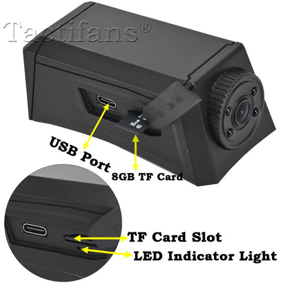 720 1080P Tactical Helmet Camera Sport Camera with Video & Photo Function with Hook for CS Cosplay Photography Props