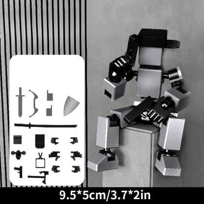 Multi-Jointed Movable Robot 3D Printed Mannequin Dummy Toy 13 Action Figure Full Body Movable Robot Toys Parent-children Game
