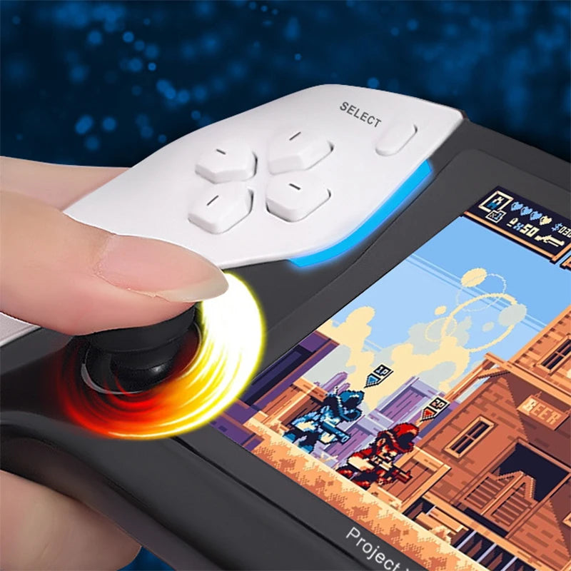 New Project X 4.3 Inch High-Defintion Ips Screenhandheld Game Console Supports Ps1 Arcade Hd Output For Dual Joystick Hd Output