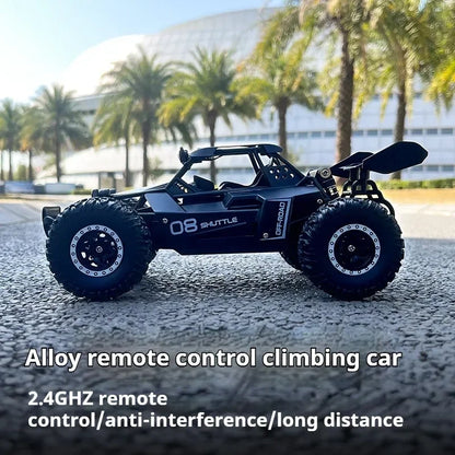 exquisite rc cars gift set:20+km/h high-speed 1:16 alloy remote control car,4WD bigfoot climbing off-road rc drift car,kids toys