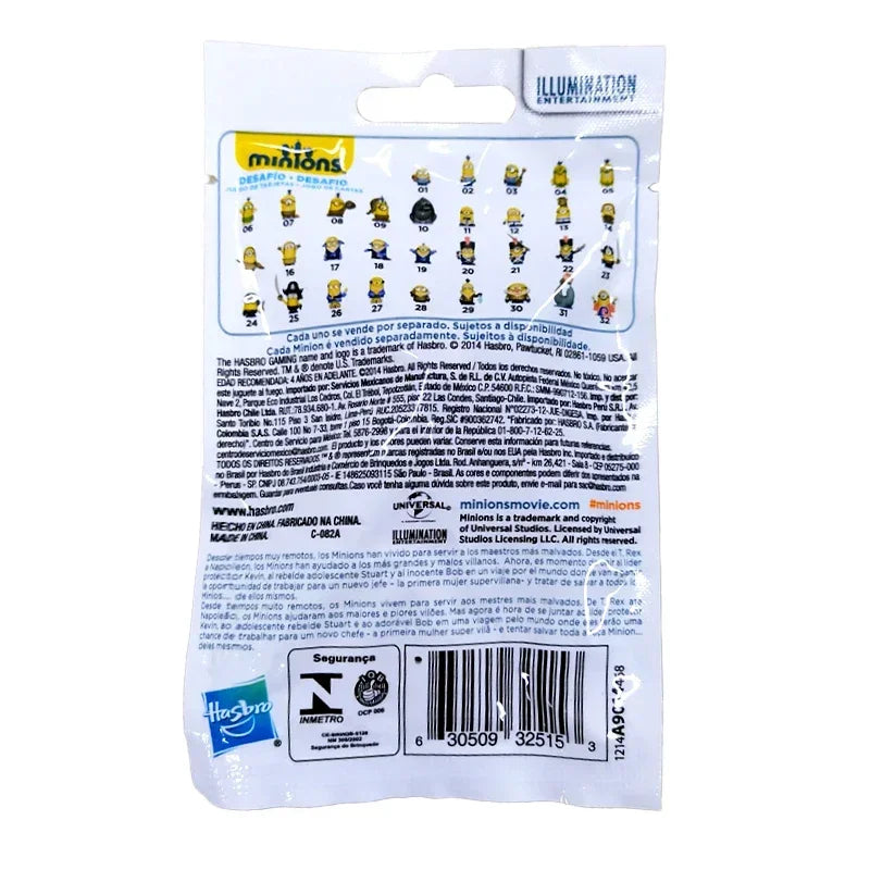 Minion Blind Box Mystery Pockets Ornament Series Action Figurine Peripheral Suprise Box Birthday Gift for Kids