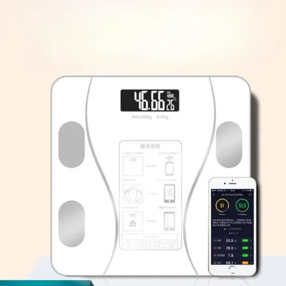 Rechargeable Body Fat Scale Accurate Health Scale For Adults Gradient Design Body Weight Scale Printable Electronic Scale