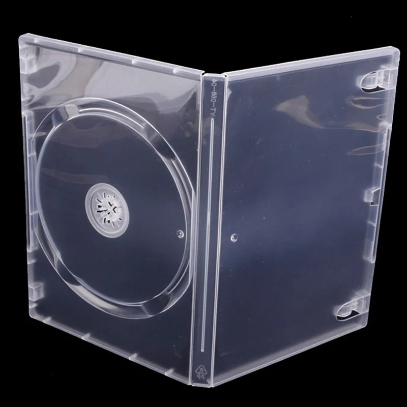 Transparent Bottom CD Box Empty CD Case PP Plastic Milky Transparent CD Case CD Case Capacity 1 Discs