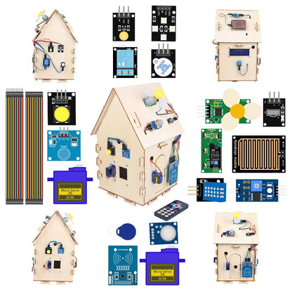 Tscinbuny Smart Home Kit for Arduino Complete Automation Kit Programming Project DIY Electronics Learning Profesional Kit