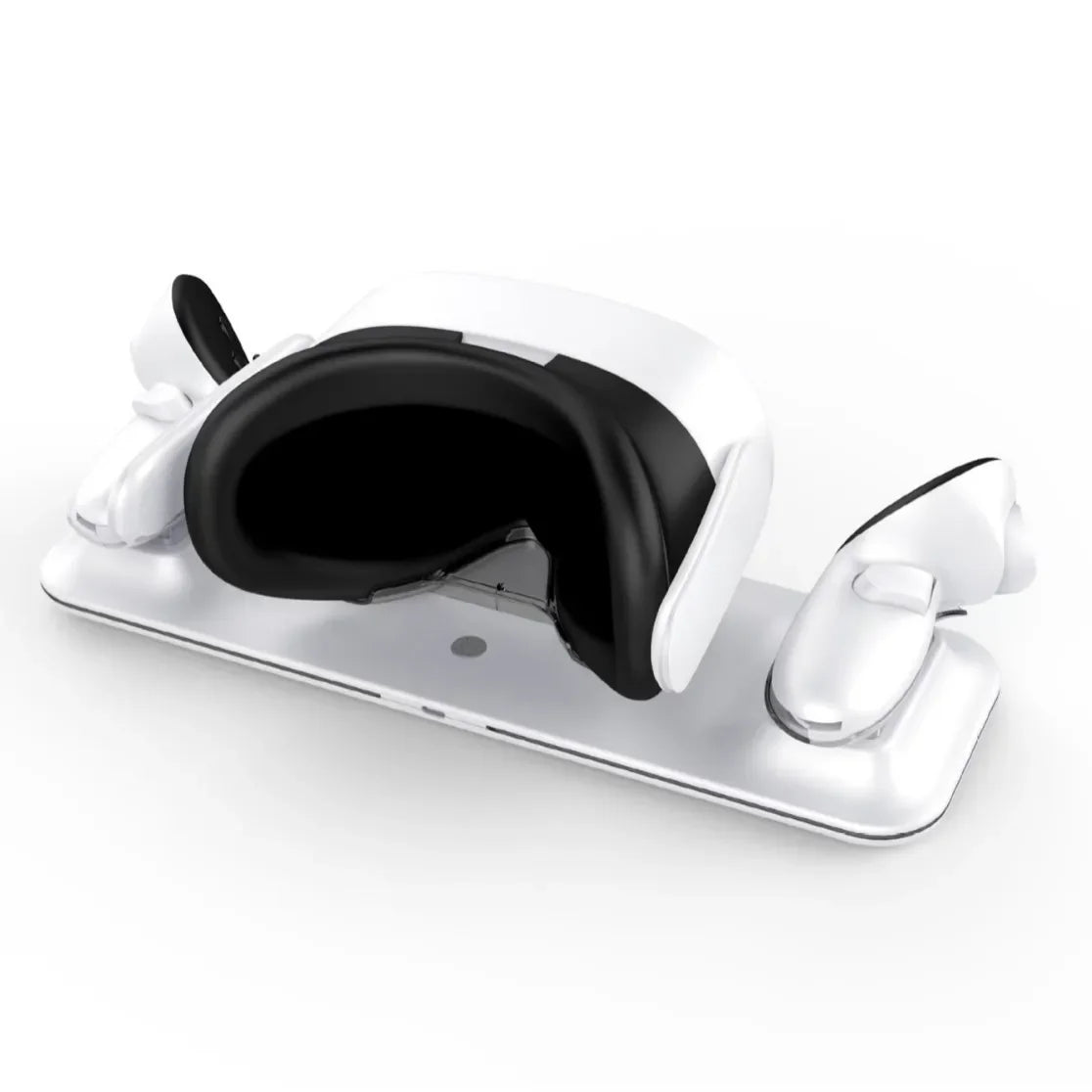 Wireless Charging Dock for Meta Quest 3,RGB Oculus VR Accessories Charger Station Controller Battery Pack, Fit Elite Head Strap