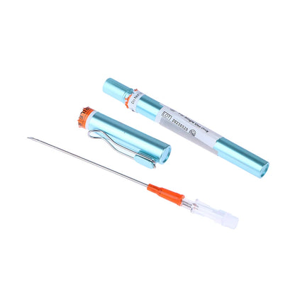 Rescue Pneumothorax Needle Trauma Medical Chest Cathether Needlecatheter Needle Decompression First Aid Kit 14GX82MM
