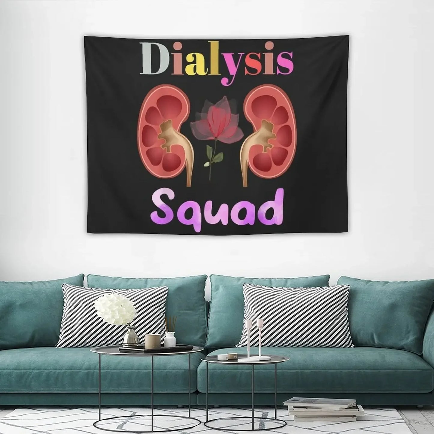Dialysis Squad Nephrology Kidney Disease Nursing Tapestry House Decoration Wallpapers Home Decor Hanging Wall Tapestry