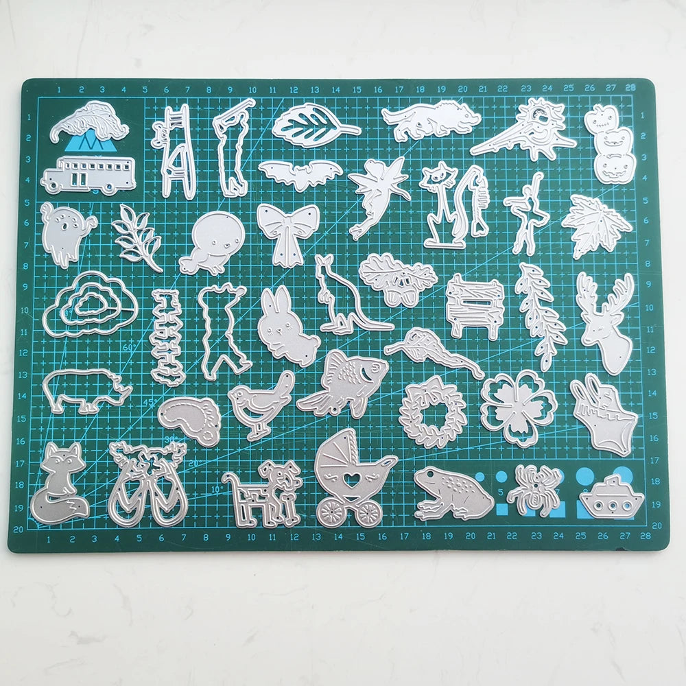 Mystery Box Metal Cutting Dies for Scrapbooking Leaf Animal Flower Punching for Card Making Craft Die Mold