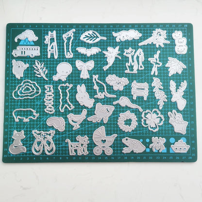 Mystery Box Metal Cutting Dies for Scrapbooking Leaf Animal Flower Punching for Card Making Craft Die Mold