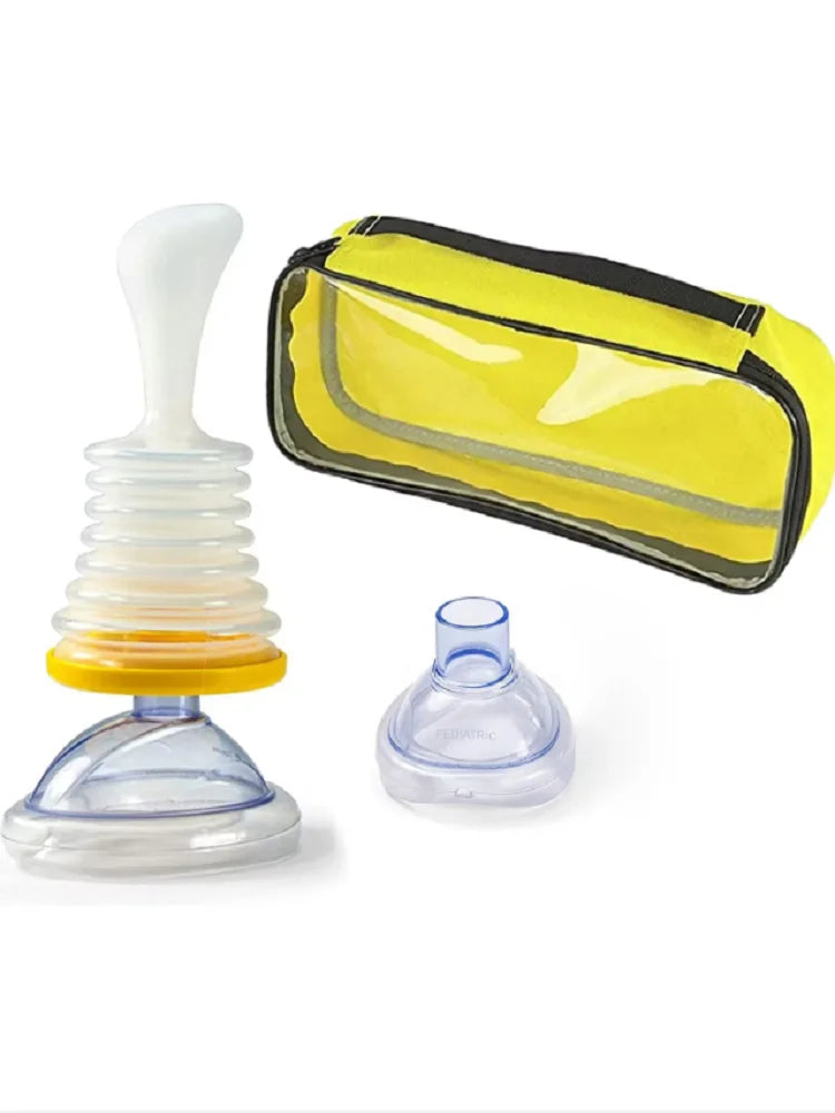 4PCS/3PCS Portable Anti Choking Device Emergency Life Saving Suction Choke First Aid Kit for Kid Adult Kits Rescue With Bag