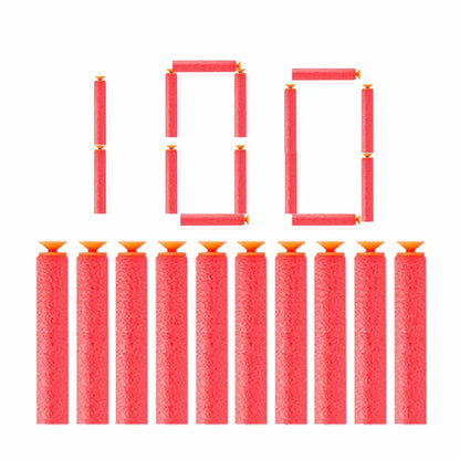 Refill Darts Bullets EVA Soft Hollow Hole Head Bullet Guns Accessories For Nerfs N-strike Elite Series Blasters Toy For Children