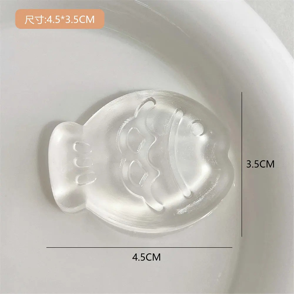 Clear Ice Cubes Squishy Toys Cute Cat Paw Fish Stress Relief Fidget Toy TPR Sticky Antistress Ball Slimy Squeeze Toys