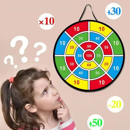 66CM Large Dart Board Kids Dart Board with Sticky Balls Boys Toys Indoor Sport Outdoor Fun Family Party Play Game Toys