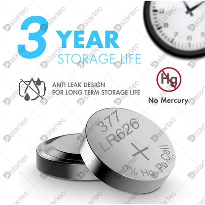 1.55V LR626 AG4 377A 377 177 376 SR66 626A L626 Button Batteries For Watch Toys Remote SR626SW AG 4 Cell Coin Alkaline Battery