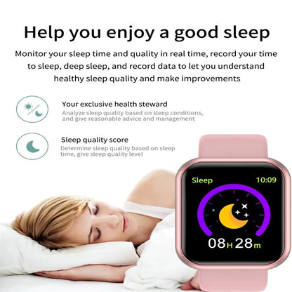 Y68 Smart Watch Men D20 Pro Smart Watch Heart Rate Monitor Blood Pressure Fitness bracelet Gift for IOS and Android Smartphones