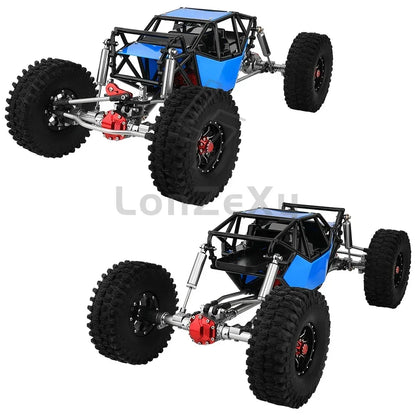 Metal 1/10 RC Simulation Climbing Crawler Frame DIY With SCX10 II 90046 Straight Axles Upgrade Car Kit Parts With Plastic Cage