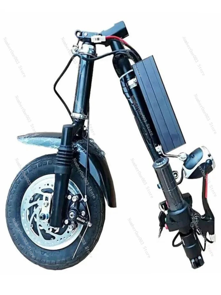 Electric Disability Vehicle Towing Wheelchair Tractor 10 Inch Electric Wheel Electric Front Drive with Disc Brake Disability Veh