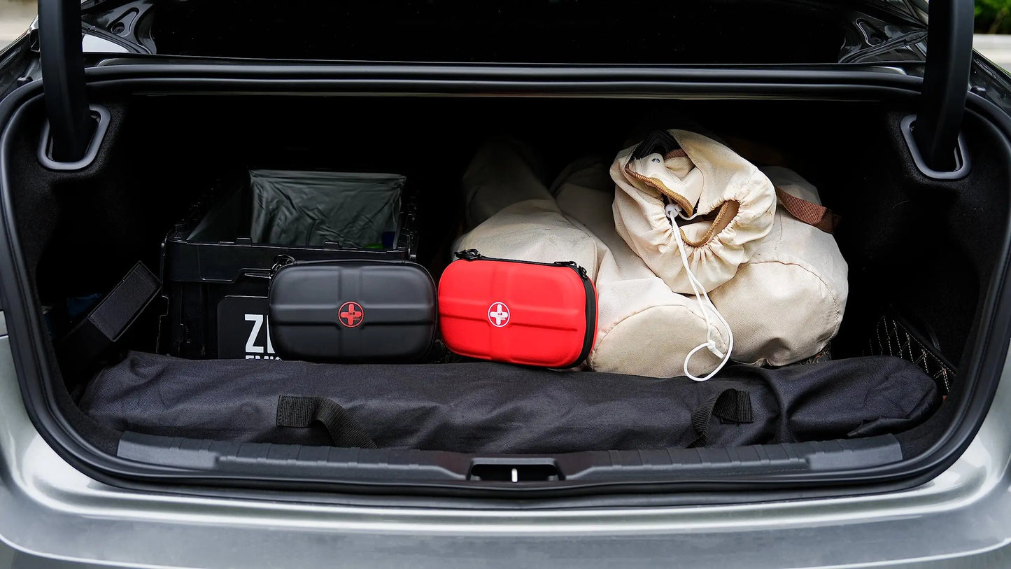 RHINO RESCUE First Aid Kit, Waterproof Portable Emergency Medical Kit for Travel, Home, Care, College Dorm, Camping, Hiking,