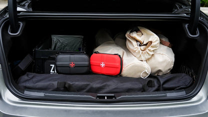 RHINO RESCUE First Aid Kit, Waterproof Portable Emergency Medical Kit for Travel, Home, Care, College Dorm, Camping, Hiking,