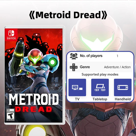 Metroid Dread Nintendo Switch Game 100% Official Original Cartridge Physical Card Multi-Language for Switch OLED Lite