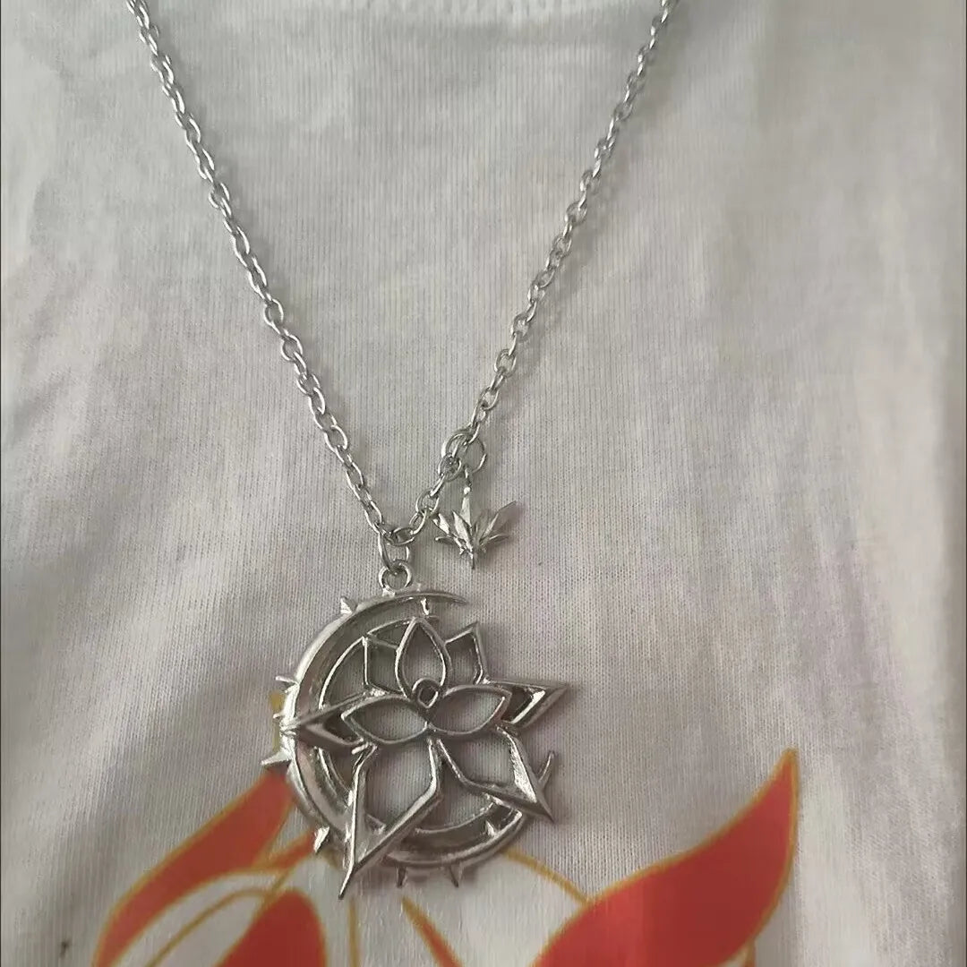 Game Honkai Impact 3 Elysia Cosplay 3D Alloy Pendant Necklace Unisex Jewelry Accessories Props Xmas Gift