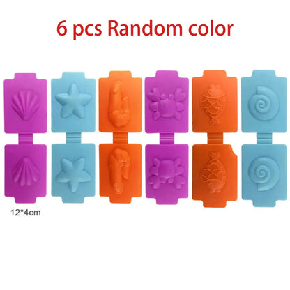 Children Dough Tool Set 3D Plastic Mold And Dough Clay Knife Mold Boys And Girls DIY Toy Cutting Roller And Game Accessories