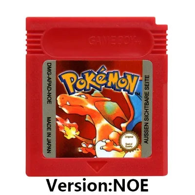 GBC 16-bit Game Video Game Cartridge Console Card Pokemon Red Blue Crystal Golden Green Silver Yellow with Multi-language